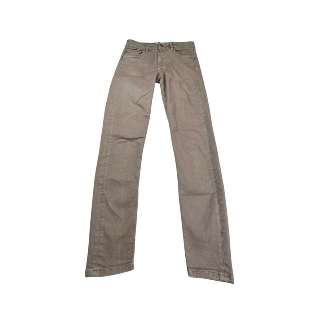 Sezane Light Brown/Tan Jeans Straight Leg Mid Rise Size 28 (26x25)